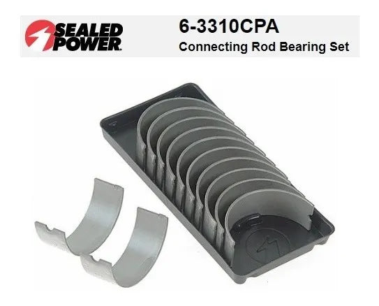 Conchas de Biela Jeep Viejos motores motor 232 /242 /258 Sealed Power (Set)(0,02 Pulgadas)