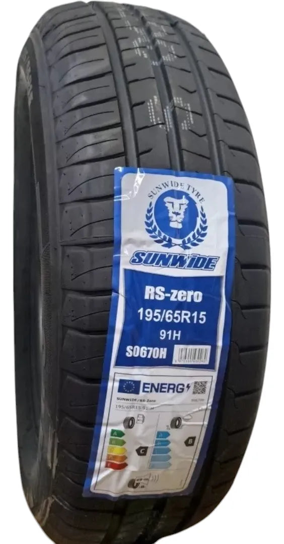 Caucho 195/65R15 Sunwide Rs-Zero S0670H 91H