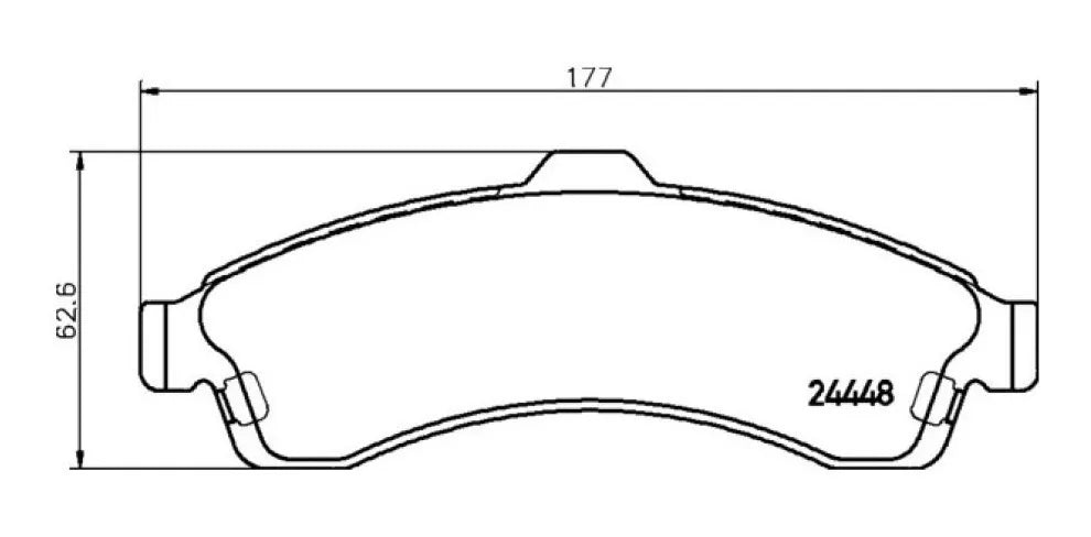 Pastillas de Freno Delantera Chevrolet Trail Blazer 02/05