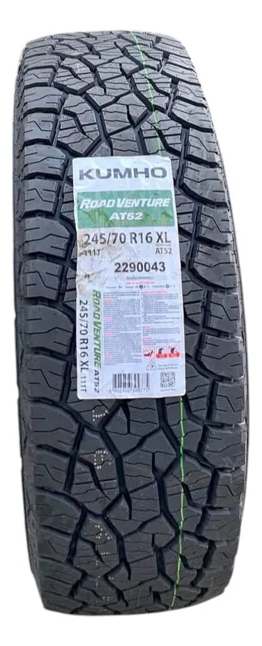 Caucho 245/70R16 Kumho Road Venture At52 Xl 111T