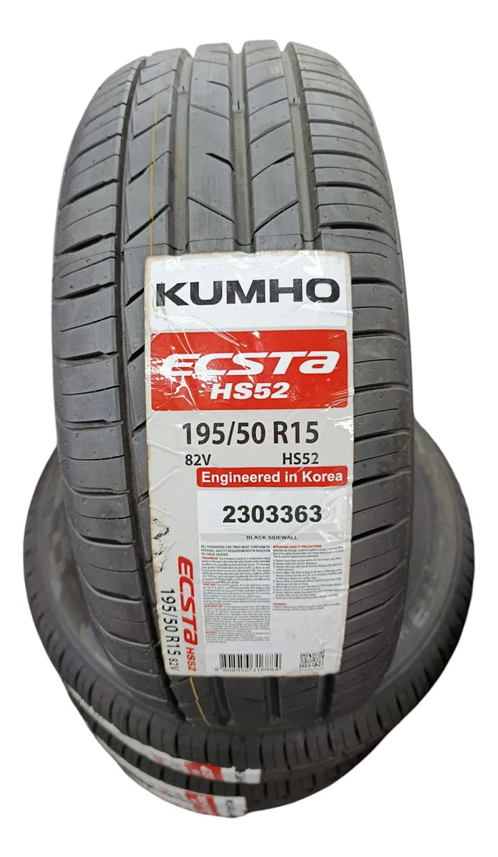 Caucho 195/50R15 Kumho Ecsta Hs52 82V