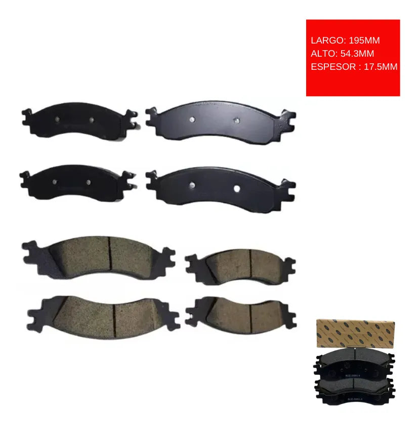 Pastillas de Freno Delantera Ford Explorer, Sport Trac, 01/05