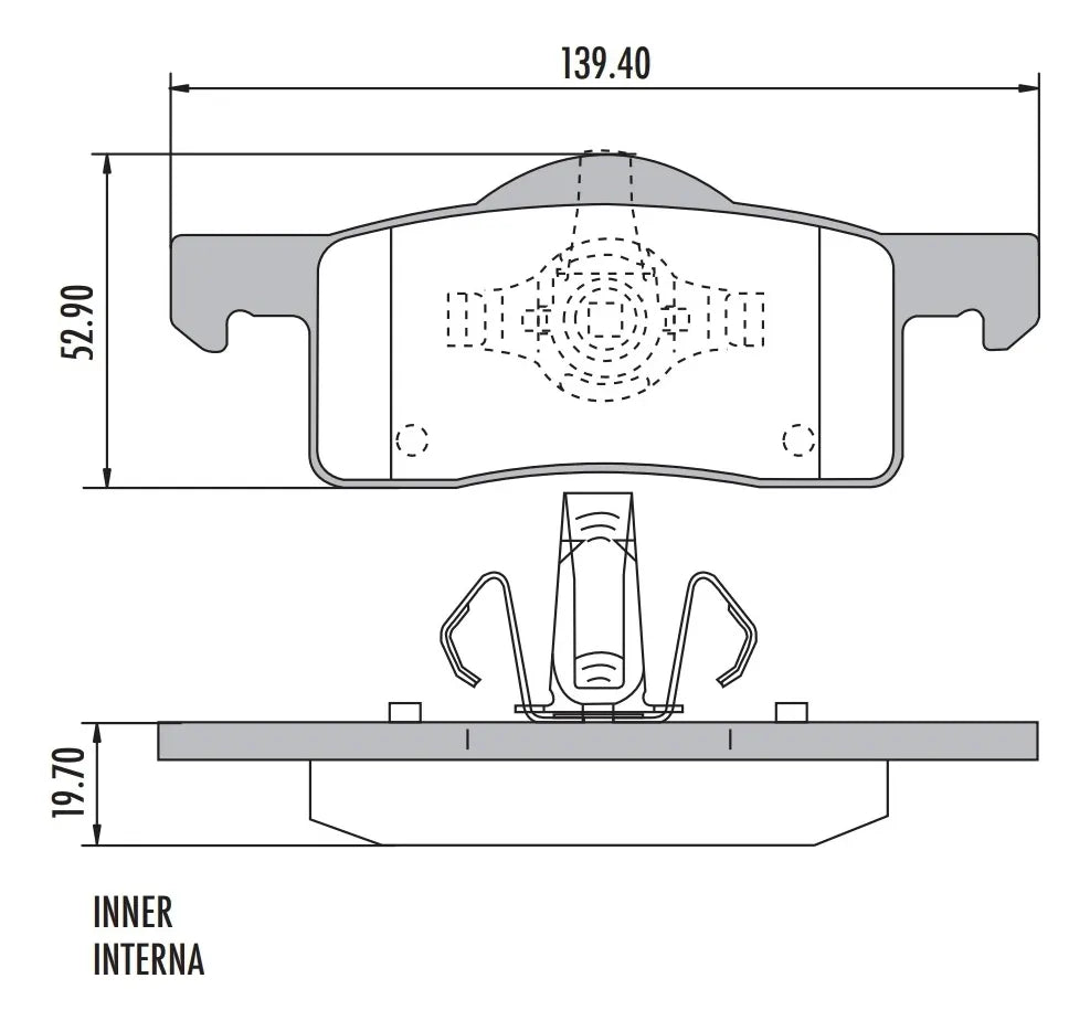 Pastillas de Freno Trasera Ford Expedition, Navigator 2003/06