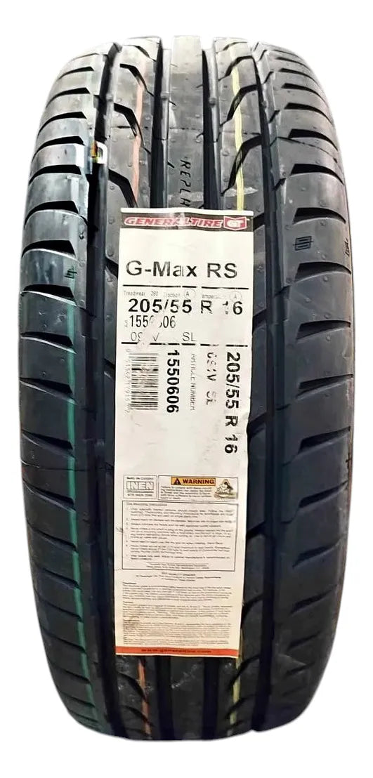 Caucho 205/55R16 General G-Max