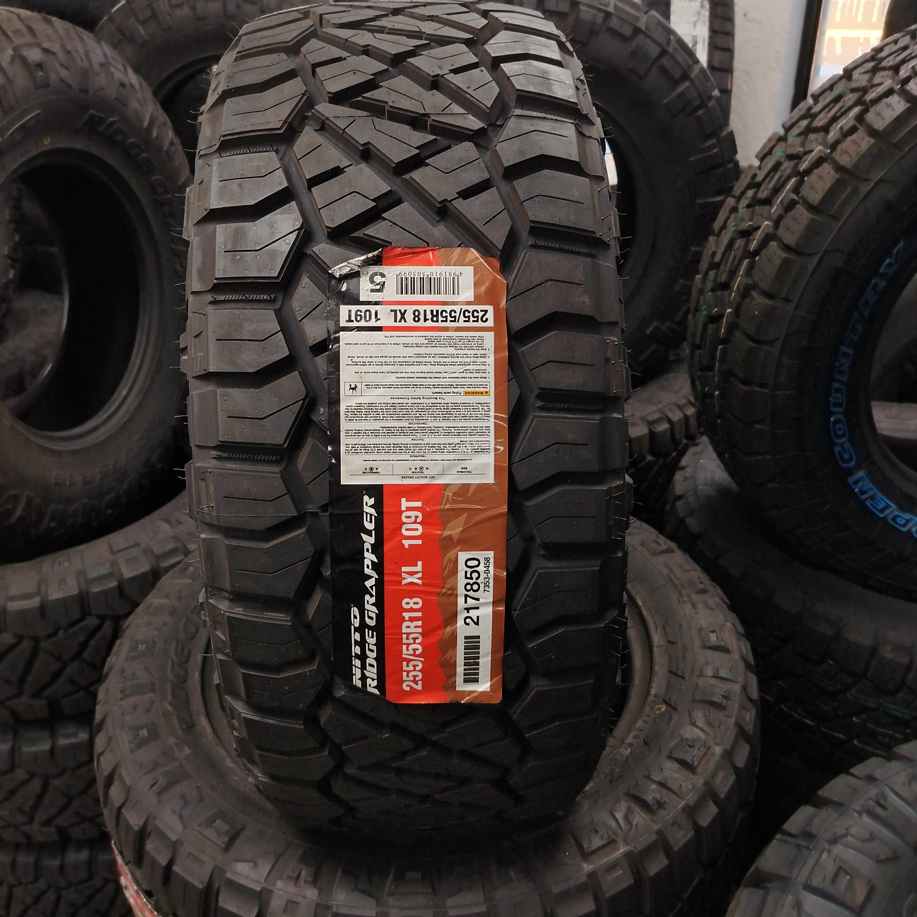 Caucho 255/55R18 Nitto Ridge Grappler Xl 111T