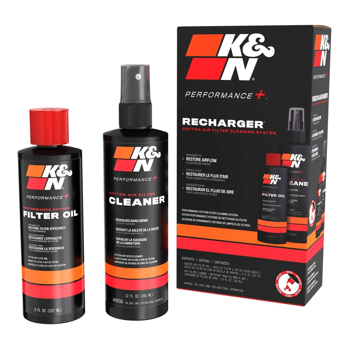 Kit De Limpieza Para Filtros De Aire K&N 99-5050