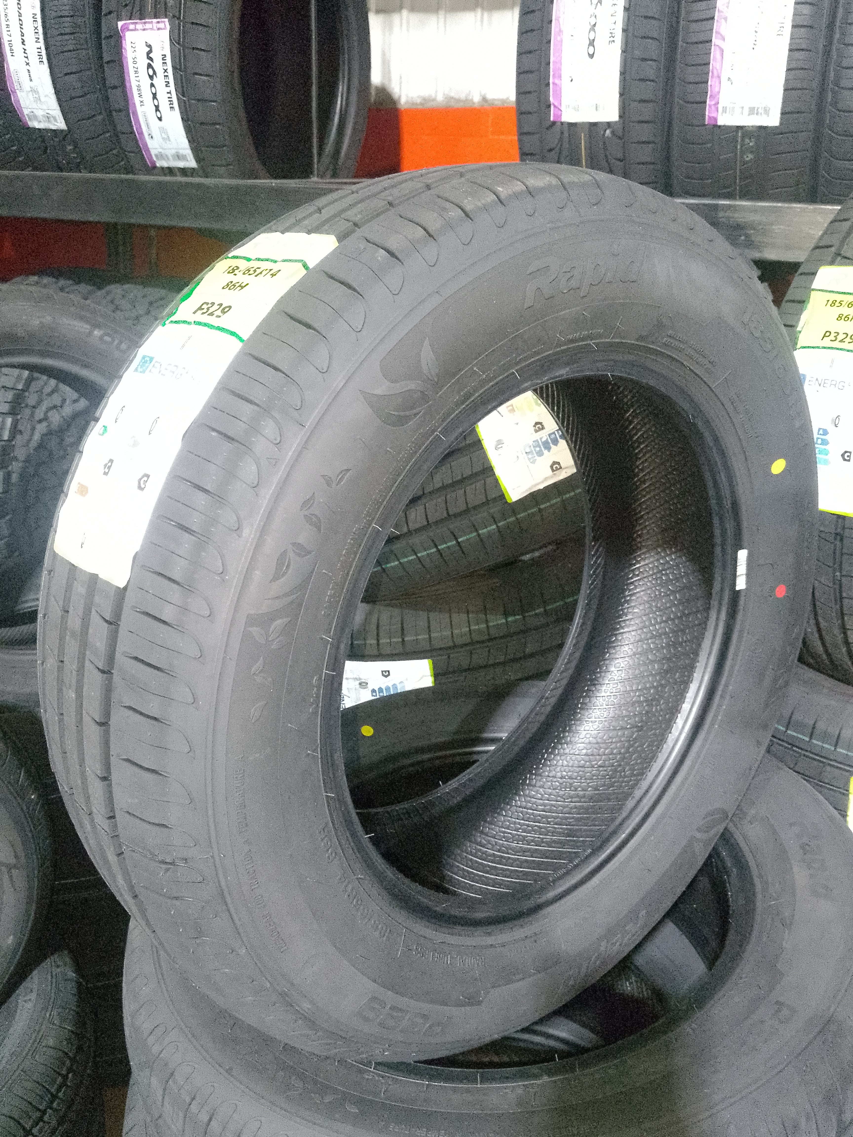 CAUCHO 185/65R14 RAPID P329 86H
